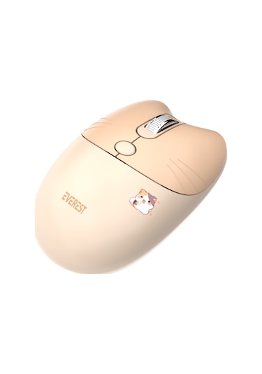 Everest KM-6285 Catty Mini Wireless - Bluetooth Kablosuz Ultra Sessiz Özel Tasarımlı Q Klavye & Mouse Set