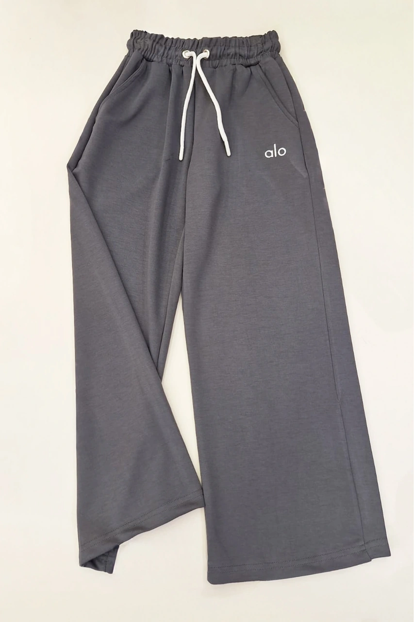 Kız Çocuk Oysho Kumaş Eşofman Alt 10-15 Yaş 12317 Gri