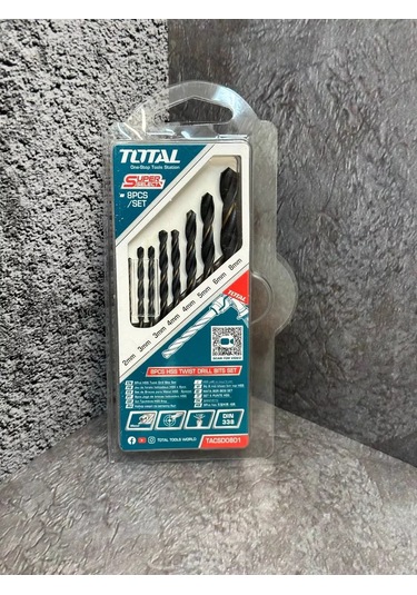 Total Tools Metal İçin 8 Parçalı Matkap Uçları Total 146223230