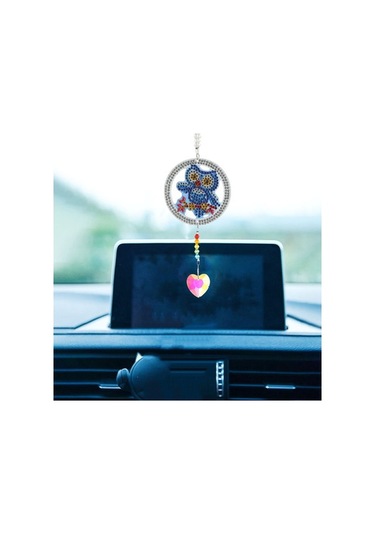 Xianwen Geeroyoo Elmas Boyama Araç Askılığı - 4 Farklı Desenli