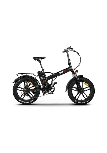 Rks Rs3 Pro X Katlanabilir Elektrikli Bisiklet Siyah
