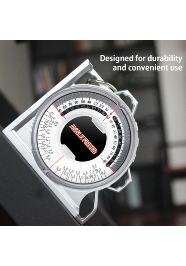 Maiyame Magnetik Açı Ölçer - Hafif Abs Malzeme, Çift Seviye Balonu Ve Geri Tarafta Karşılaştırma Tablosu, Konstrüksiyon Ve Tesisat İşleri İçin