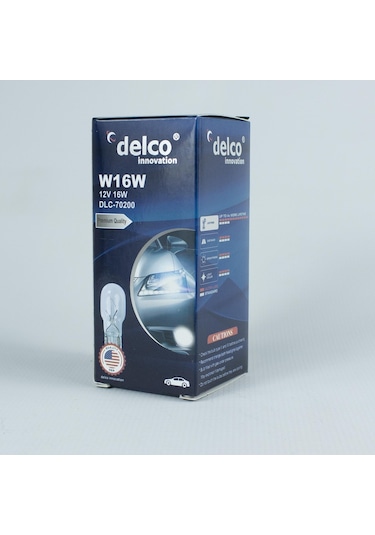 Delco U.s.a W16w Dipsiz T15 Halogen Ampul 12 Volt 10 Adet