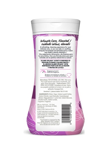 Summer's Eve Genital Bölge Temizleme Jeli Island Splash 444ml