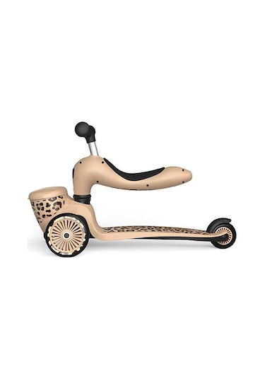 Scoot And Ride Highwaykick 1 Lifestyle Scooter - Leopard 210621-96607 Pembe
