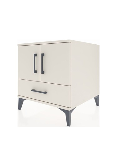 Kronos Komodin 2 Raflı Tek Çekmeceli 2 Kapaklı 60x59x64 Aytaşı-aytaşı Aytası