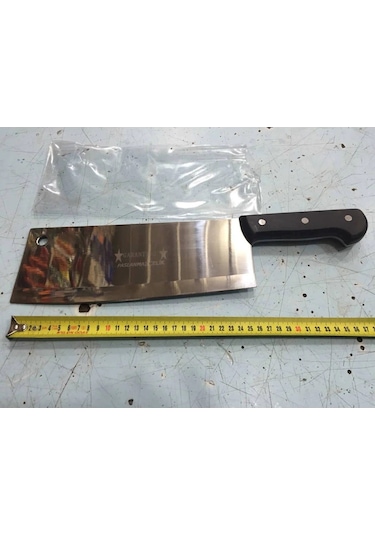 Kasap Satırı Kaliteli Kalın Parlakçelik Türkmalı