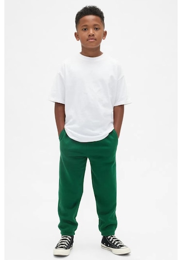 Gap V-frch Logo Çocuk Eşofman Altı YESIL