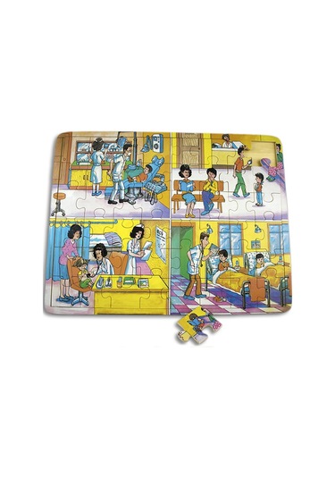 Ahşap Yapboz Puzzle Pazıl Günlük Yaşam