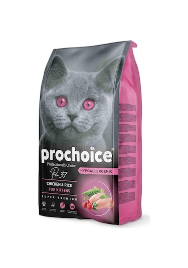 Pro Choice Pro 37 Tavuklu ve Pirinçli Yavru Kedi Maması 2 KG