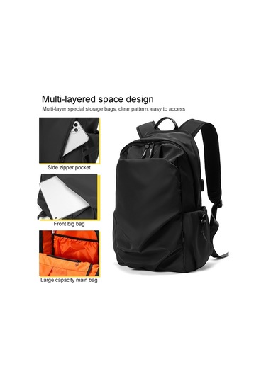 Cxs-7103 Çok Fonksiyonlu Oxford Laptop Çantası Sırt Çantası