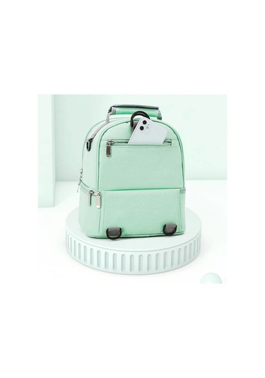 Jialan Portatif Anne Ve Bebek Çantası Yalıtımlı Soğutmalı Çanta Yeşil
