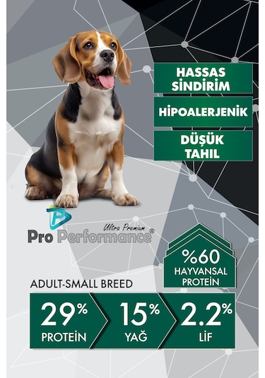 Pro Performance Kuzu Etli Küçük Irk Yetişkin Köpek Maması 12 KG
