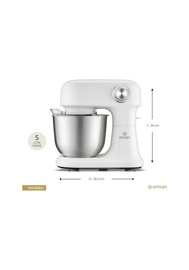Emsan Bella Gusto Pro 1500 W Stand Mikser