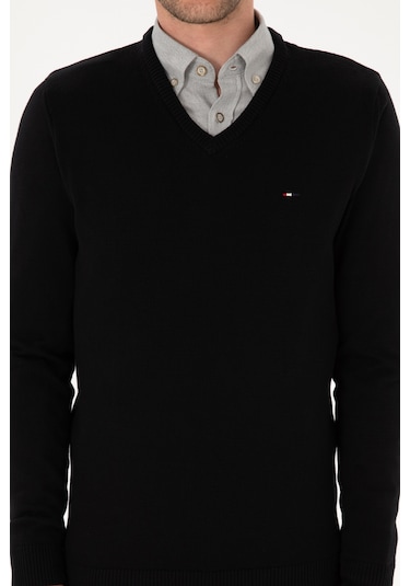 U.s. Polo Assn. Erkek Siyah Kazak /triko 50313668-vr046 Siyah