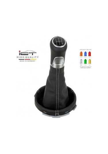 Ford Fiesta Mk6 Işıklı Ve Deri Körüklü Vites Topuzu