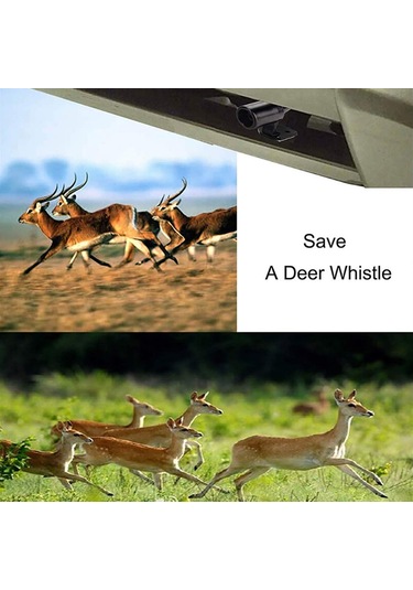 Neevoyu Plastik Otomobil Hayvan Kovucu 2 Adet - Ultrasonik Ve Led Işıkli Rüzgar Aktifli Geyik/yılan Uyarıcı, Gümüş