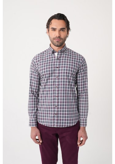 Bisse Uzun Kollu Paşa Yaka Regular Fit Erkek Bordo Gömlek Gmeks252131 E25 Bordo Bisse Uzun Kollu Paşa Yaka Regular Fit Erkek Bordo Gömlek Gmeks252131 E25 Bordo