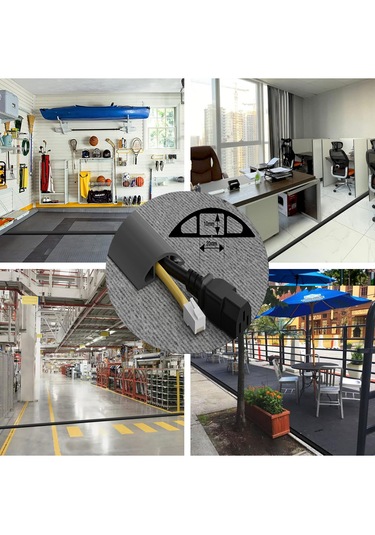 Greentech Esnek Kablo Kanalı Gri / Gt-kk07