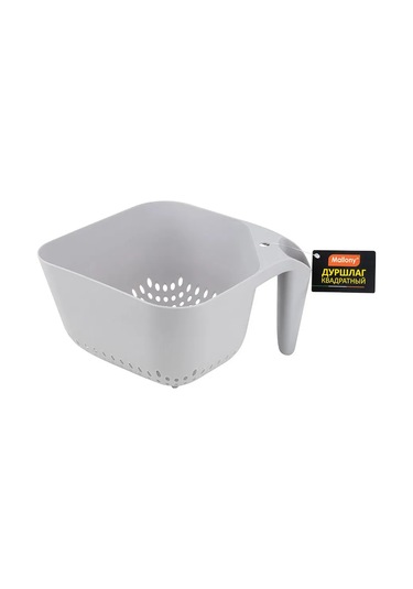 Mallony Perfetto Kare Süzgeç, 19 19 11 Cm 329764840 Gri