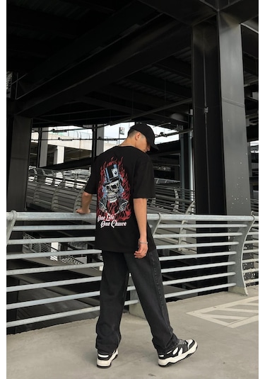 Flaw Basic Baggy Jean Antrasit Antrasit