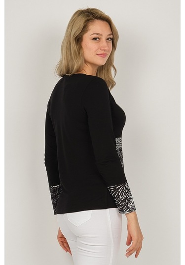 Sistas Kadın Uzun Kollu Penye Bluz 6699448 Siyah-Siyah