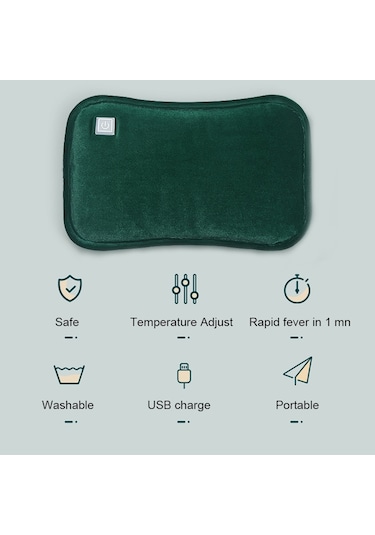 Susuz Grafen Sıcak Su Torbası Şarj Edilebilir El Isıtıcı, Stil: Eldiven Versiyonu 3 Geat Gri