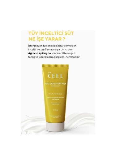 The Ceel Tüy İnceltici ve Nemlendirici Süt Isırgan Otu & Hyaluronik Asit Özlü 60 ML