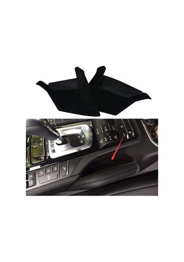 Moly 11-17 Porsche Cayenne İç Konsole Organizatörü, Abs Malzeme, Siyah, Telefon & Eşya Kutusu