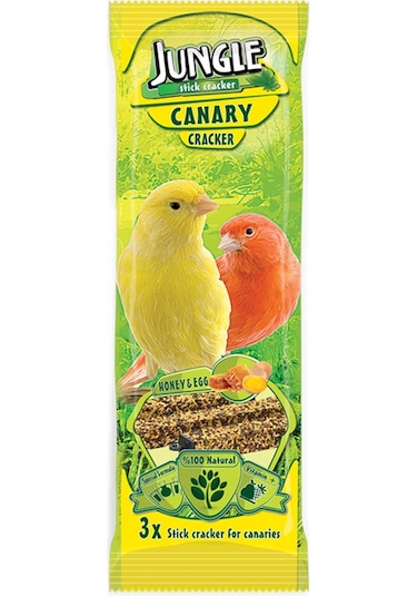 Jungle Ballı Yumurtalı Kanarya Krakeri 3’Lü Paket
