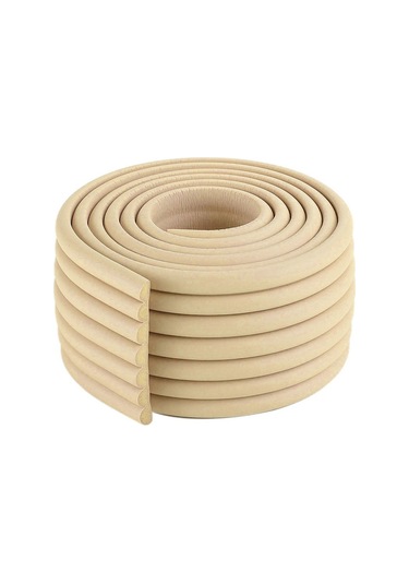 Koruma Çarpışma Yastığı Köpük Tampon Masa Köşe Koruyucu Masa Kenar Koruma Şeridi Bebek Güvenliği Bej