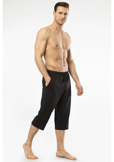 Cacharel 2233 Erkek Modal Kapri Tek Alt -siyah - 3xl Siyah