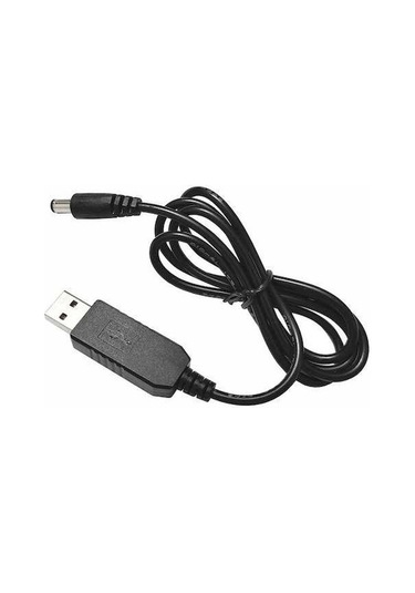Pazly Usb Güç Adaptörü Kablosu 5v-9v, Dc 5.5x2.1, 1m Uzunluk, Usb'den Dc Dönüştürme, Güç Bağlantı