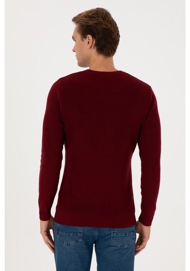 U.s. Polo Assn. Erkek Bordo Kazak /triko 50313667-vr014 Bordo