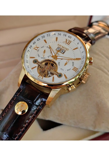 Raymond Star Pilsiz Otomatik Erkek Kol Saati Altın