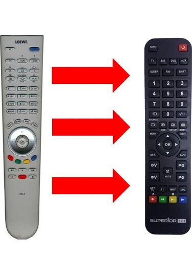 Rc4 / Rc3 / Xelos A32dvb Tv Kumandası