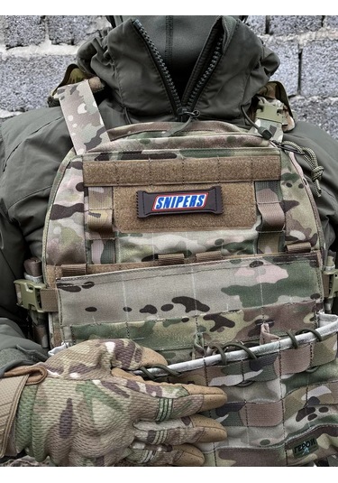 Tactochno Snıpers Çikolata Baskılı Cırt Cırtlı Pvc Şerit 215964236