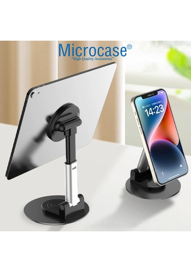 Microcase Masaüstü Ayarlanabilir Manyetik Başlıklı Dönerli Telefon Tutucu - Al5091 -