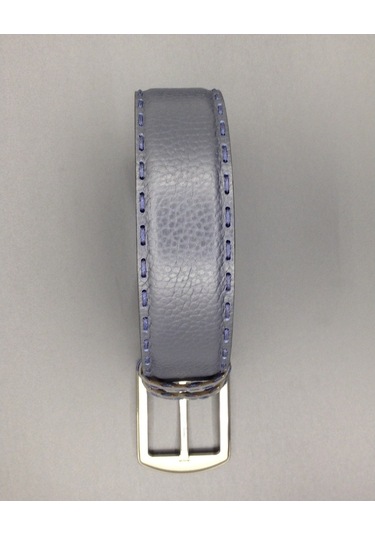 Lacivert Spor Deri Kemer