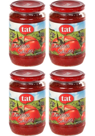 Tat Domates Salçası Cam 4 x 710 G