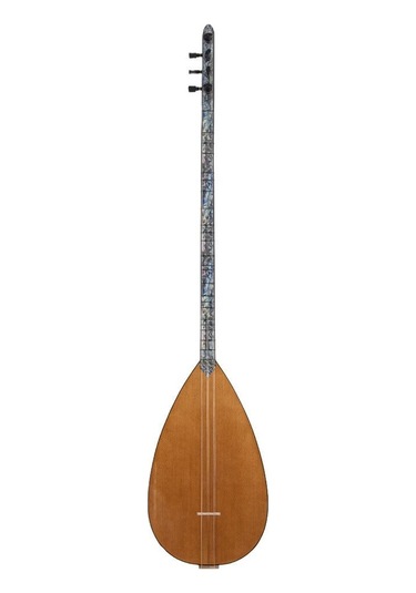 Saz-z-5-3 Kuşgözü Akçaağaç Uzun Sap Bağlama