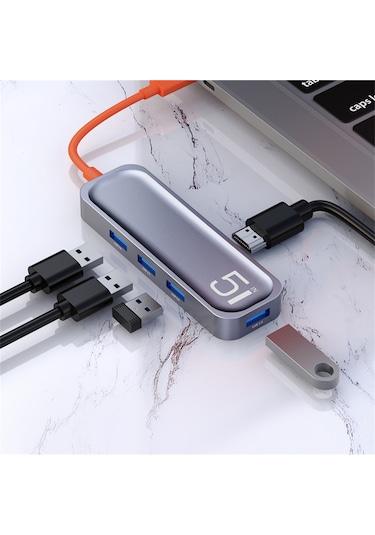 Tr16 Multi Fonksiyon 5 In 1 Type-c Hdmı Hub