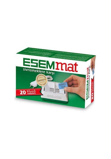 Esemmat Sivrisineklere Karşı 20li Tablet