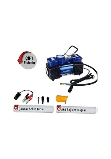 Proter Pr 252 Kit Lastik Şişirme Mini Kompresör