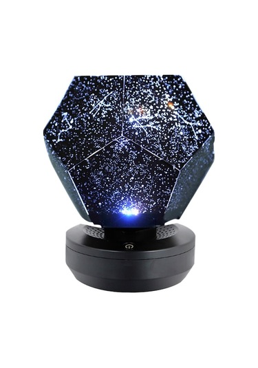 Güneş Sistemi Yıldız Işık Projeksiyonu - Mavi Sarı Beyaz Renkler - Usb Beslemeli Ev Dekoratif Gece Lambası