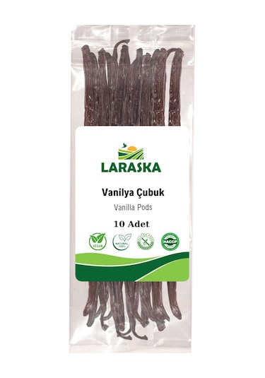 Vanilya Çubuk 10 Adet Doğal Gerçek Vanilya - Vanilla Pods 10qty