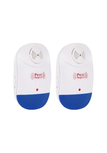 Tongxida 2'li Paket Elektronik Sıçan Ve Böcek Kovucu - 120-150 M² Kapsar - Sessiz, Kokusuz, Direğe Takılabilir