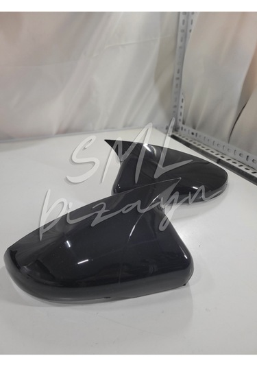 Volkswagen Golf 6 Batman-Yarasa Ayna Kapağı Plastik Parlak Siyah