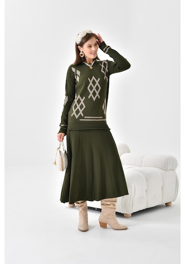 Ftz Women Kadın Etekli Takım Haki 20559-haki Haki