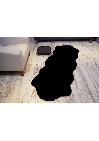 Tappeto Re x  Tavşanı Post Peluş Siyah